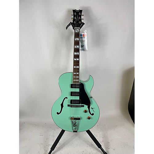 Dean Used Dean Palomino Seafoam Green Hollow Body Electric Guitar Seafoam Green