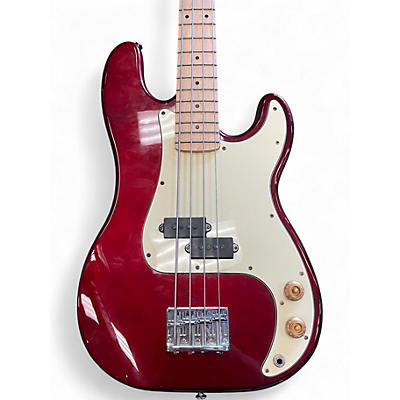 Used Dean Paramount Red Electric Bass Guitar