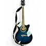 Used Dean Performer Blue Burst Acoustic Electric Guitar Blue Burst