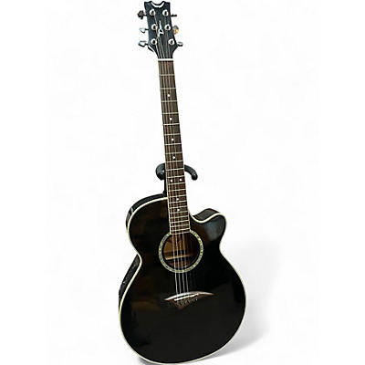 Used Dean Performer E Black Acoustic Electric Guitar