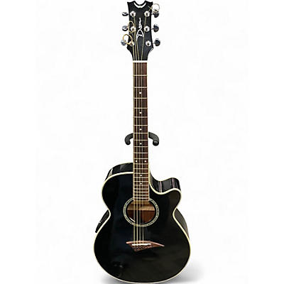 Used Dean Performer E Black Acoustic Electric Guitar