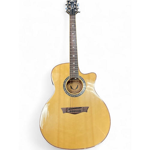 Used Dean Performer E PLUS Natural Acoustic Guitar Natural