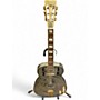 Used Dean RESCG Folk Series Thin Body Resonator with Electronics Chrome Resonator Guitar Chrome