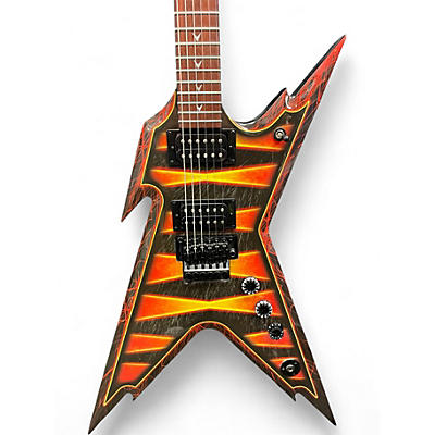 Used Dean Razorback DB Firefly Solid Body Electric Guitar