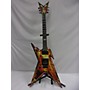 Used Dean Used Dean Razorback Explosion Left-Handed Orange Flame Electric Guitar Orange Flame