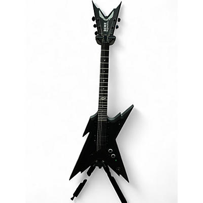Used Dean Razorback Satin Black Solid Body Electric Guitar