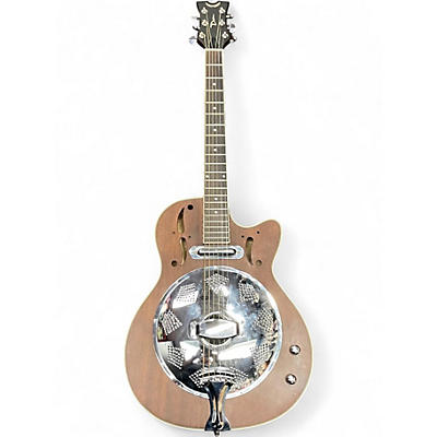 Used Dean Resonator Cutaway Natural Resonator Guitar