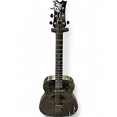 Used Dean Resonator Steel body Acoustic Electric Guitar