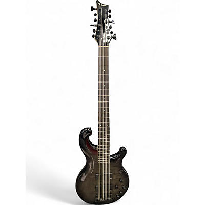 Used Dean Rhapsody 12 12-String Flamed Grayburst Electric Bass Guitar