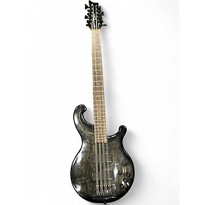 Used Dean Rhapsody 12 12-String Trans Black Electric Bass Guitar