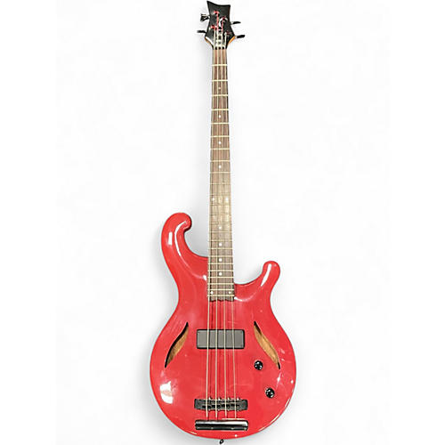 Used Dean Rhapsody 4 Fiesta Red Electric Bass Guitar Fiesta Red