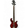 Used Dean Rhapsody 4 string Maroon Electric Bass Guitar Maroon