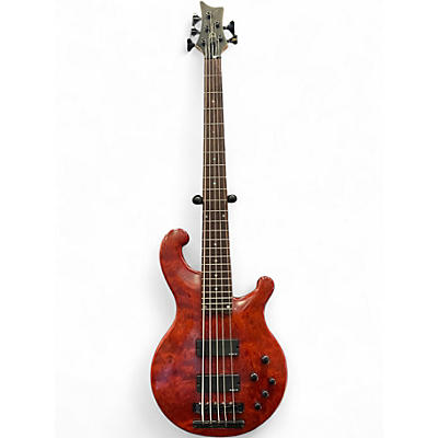 Used Dean Rhapsody 5 5 String Brown Electric Bass Guitar