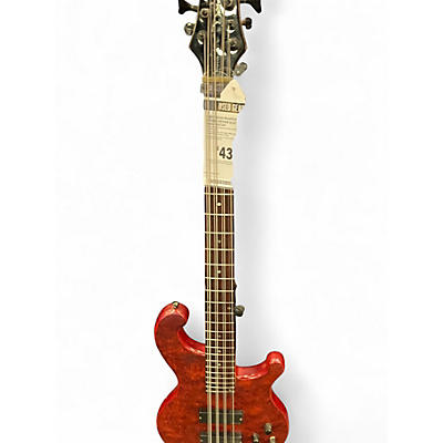 Used Dean Rhapsody 8 8 String Brown Electric Bass Guitar