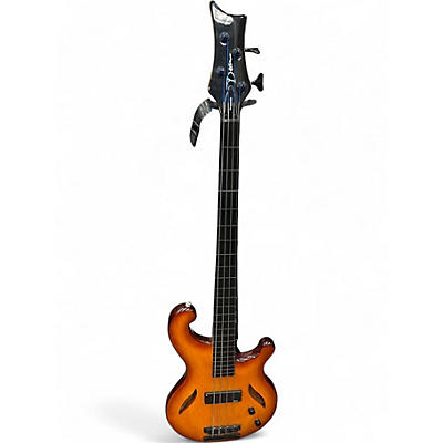 Used Dean Rhapsody HBF 2 Color Sunburst Electric Bass Guitar