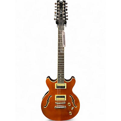 Used Dean SARASOTA Orange Hollow Body Electric Guitar
