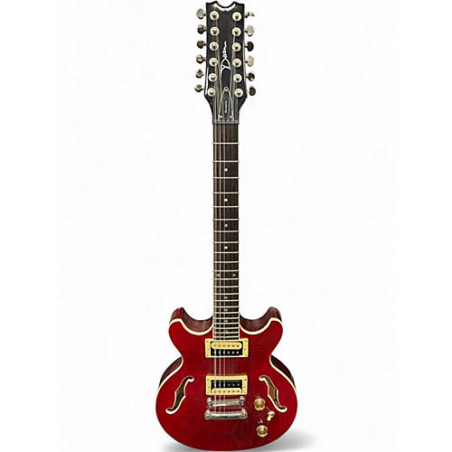 Used Dean SARASOTA RED QUILT Hollow Body Electric Guitar RED QUILT