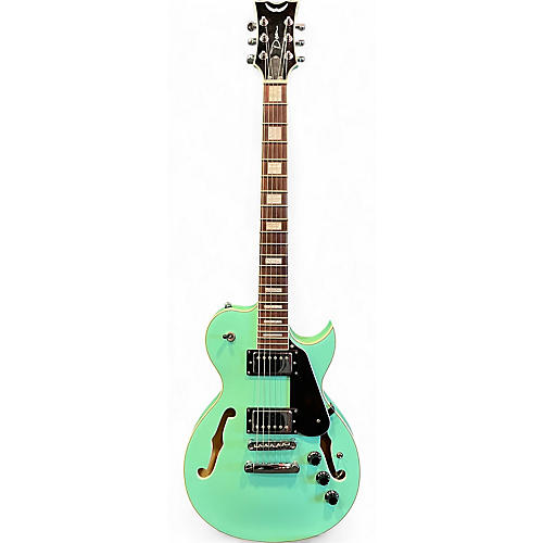 Dean Used Dean Shire Aqua Hollow Body Electric Guitar Aqua