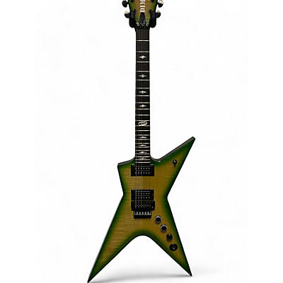 Dean Used Dean Stealth Floyd FM Green Solid Body Electric Guitar