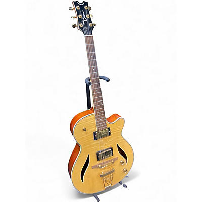 Used Dean Stylist STD GN Natural Hollow Body Electric Guitar