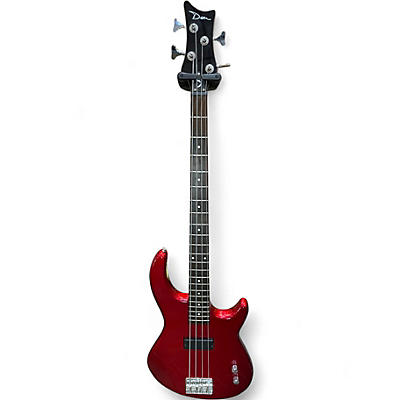 Used Dean THE EDGE 09 Candy Apple Red Metallic Electric Bass Guitar