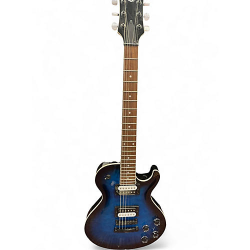 Used Dean THOROUGHBRED BLUE Solid Body Electric Guitar BLUE