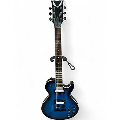 Used Dean THOROUGHBRED X-QM Blue Burst Solid Body Electric Guitar
