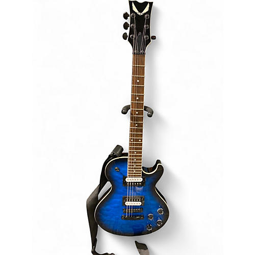 Used Dean Thoroughbred Blue Solid Body Electric Guitar Blue