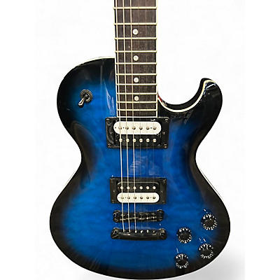 Used Dean Thoroughbred Maple Top Blue Burst Solid Body Electric Guitar