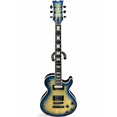 Used Dean Thoroughbred Ocean Blue Burst Solid Body Electric Guitar