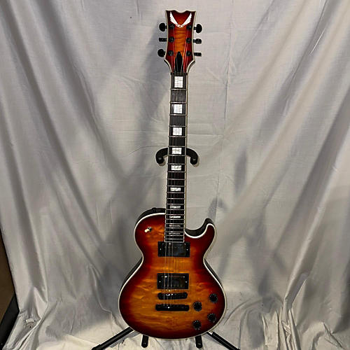 Dean Used Dean Thoroughbred Select Quilt Top TRANSPARENT CHERRY BURST Solid Body Electric Guitar TRANSPARENT CHERRY BURST