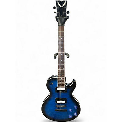 Used Dean Thoroughbred X-QM Trans Blue Solid Body Electric Guitar