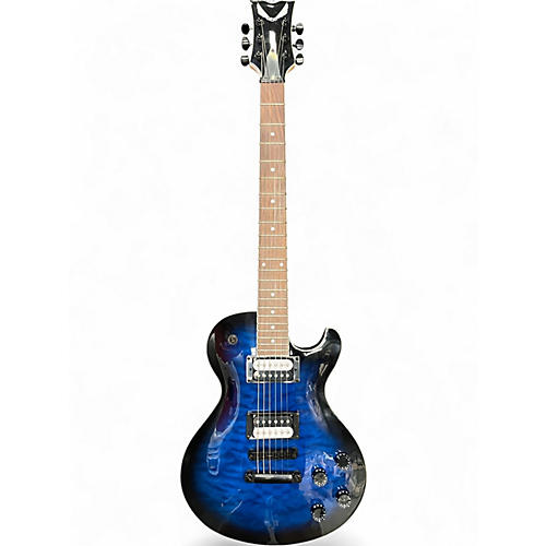 Used Dean Thoroughbred X Transparent Blue Burst Solid Body Electric Guitar Transparent Blue Burst