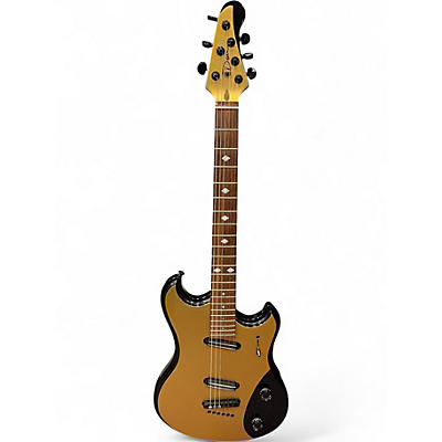 Used Dean Tonic D Black and Gold Solid Body Electric Guitar