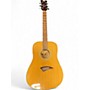 Used Dean Tradition AK48 Dreadnought Natural Acoustic Guitar Natural
