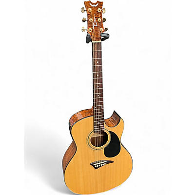 Used Dean Tradition AK48 Dreadnought Natural Acoustic Guitar