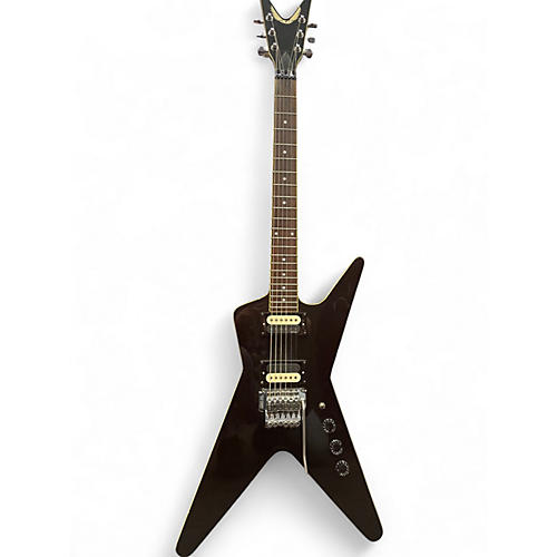 Used Dean Tropical Era ML Black Sparkle Solid Body Electric Guitar Black Sparkle