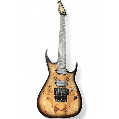 Used Dean USA CUSTOM EXILE BURL Solid Body Electric Guitar