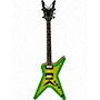 Used Dean USA ML Dime SLIME GREEN Solid Body Electric Guitar SLIME GREEN
