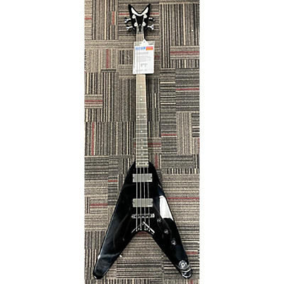 Dean Used Dean V Bass EMG Black Electric Bass Guitar