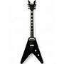 Used Dean V SELECT QUILT TOP Trans Black Solid Body Electric Guitar Trans Black