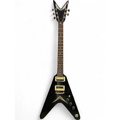 Used Dean V STEALTH Black Solid Body Electric Guitar