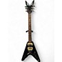 Used Dean V Stealth Black Solid Body Electric Guitar Black