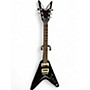 Used Dean V Stealth Black Solid Body Electric Guitar Black