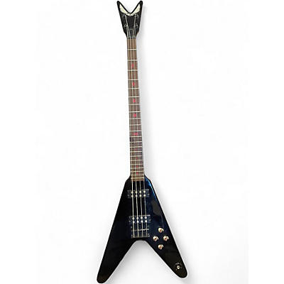Used Dean V Tour Black Electric Bass Guitar