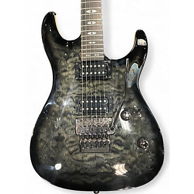 Used Dean Vendetta 4.0 Floyd Rose Trans Black Solid Body Electric Guitar