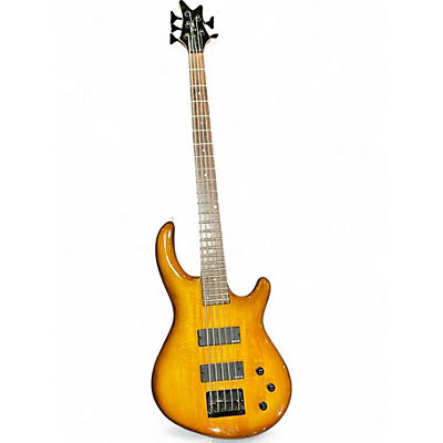 Used Dean ZELINSKY TTB195MULE 2 Tone Sunburst Electric Bass Guitar