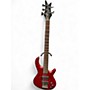 Used Dean ZELINSKY TTB195MULE Crimson Red Trans Electric Bass Guitar Crimson Red Trans