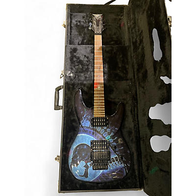 Used Dean Zelinsky BARCHETTA Blue Solid Body Electric Guitar