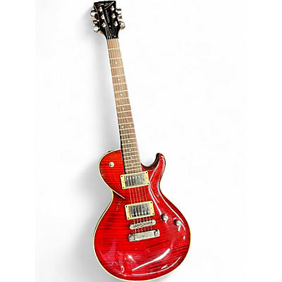 Used Dean Zelinsky Strettavita Private Label Red Solid Body Electric Guitar